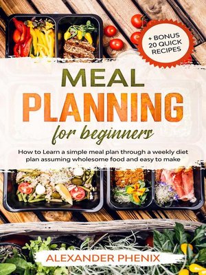 cover image of Meal Planning for Beginners